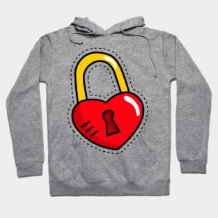 Heart Love Lock Hoodie